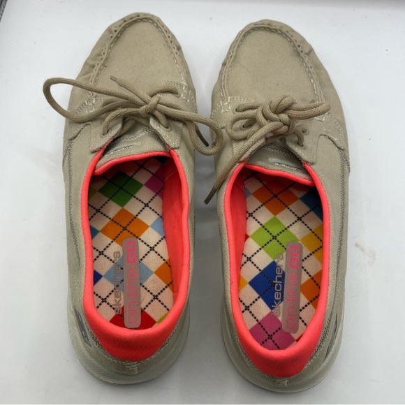 Skechers On The Go Resalyte shoes women’s size Us 9 loafers cotton blend - Picture 5 of 7